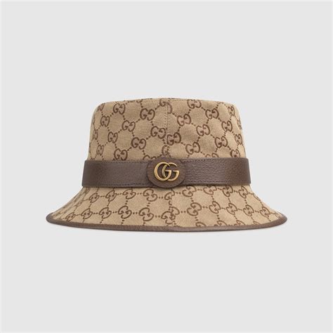 หมวก gucci bucket|Gucci หมวก GG canvas bucket hat.